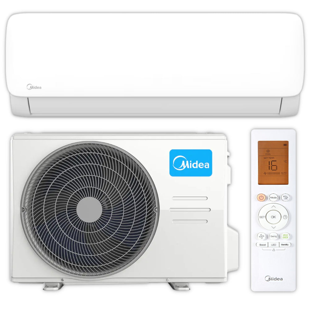 Originales Produktbild der Midea Xtreme Save Lite 09 Split-Klimaanlage